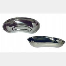 Round Metal Boxes, Medicine Cups and Kidney Dishes